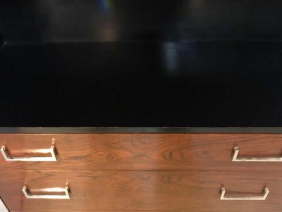 Milo Baughman Milo Baughman for John Stuart Mid Century Modern Bookcase Ebony and Rosewood