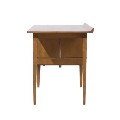 Milo Baughman Milo Baughman for Murray Mid Century Maple and Brass Desk