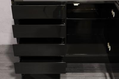Milo Baughman Milo Baughman for Thayer Coggin Black Lacquer Sideboard