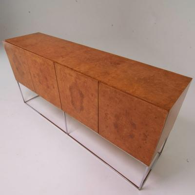 Milo Baughman Milo Baughman for Thayer Coggin Burl Cabinet