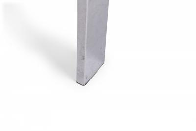 Milo Baughman Milo Baughman for Thayer Coggin Chrome and Floral Fabric Flat Bar Armchairs