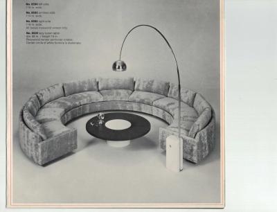 Milo Baughman Milo Baughman for Thayer Coggin Large Sectional Sofa with Rosewood Base