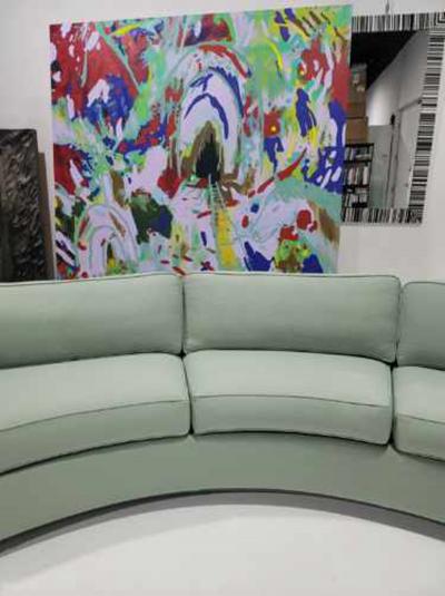 Milo Baughman Milo Baughman for Thayer Coggin Large Sectional Sofa with Rosewood Base