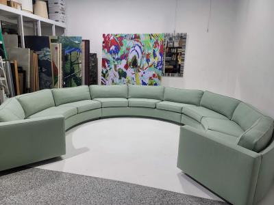 Milo Baughman Milo Baughman for Thayer Coggin Large Sectional Sofa with Rosewood Base