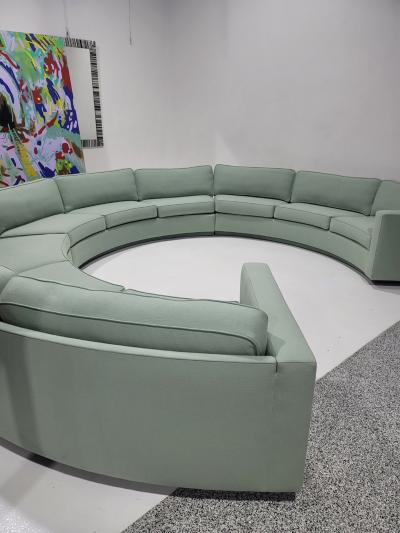 Milo Baughman Milo Baughman for Thayer Coggin Large Sectional Sofa with Rosewood Base