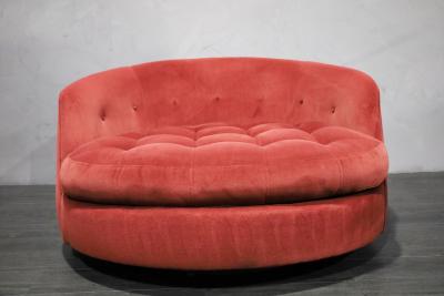 Milo Baughman Milo Baughman for Thayer Coggin Large Swivel Tub Chair