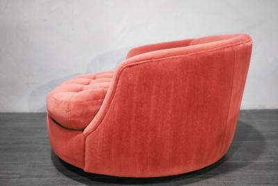 Milo Baughman Milo Baughman for Thayer Coggin Large Swivel Tub Chair