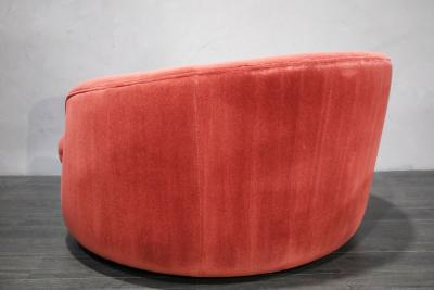Milo Baughman Milo Baughman for Thayer Coggin Large Swivel Tub Chair