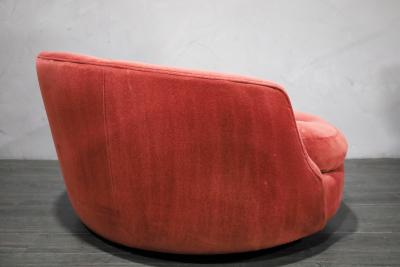 Milo Baughman Milo Baughman for Thayer Coggin Large Swivel Tub Chair