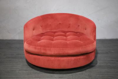 Milo Baughman Milo Baughman for Thayer Coggin Large Swivel Tub Chair