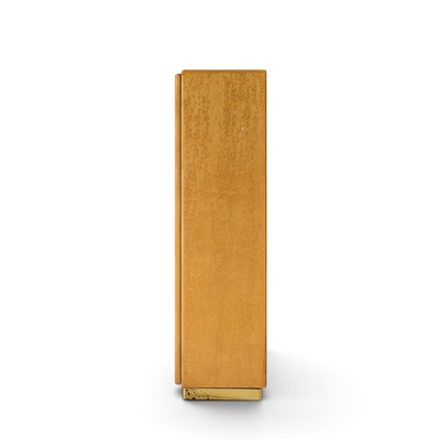 Milo Baughman Milo Baughman for Thayer Coggin Mid Century Birdseye Maple and Brass Armoire