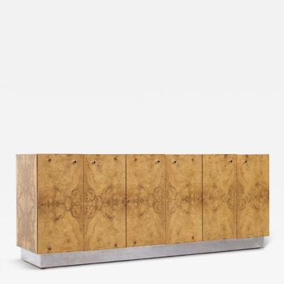 Milo Baughman Milo Baughman for Thayer Coggin Mid Century Burlwood Credenza