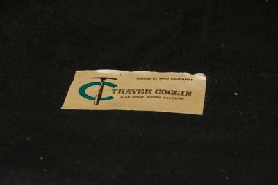 Milo Baughman Milo Baughman for Thayer Coggin Mid Century Yellow Tufted Velour Horseshoe Form
