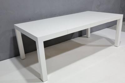 Milo Baughman Milo Baughman for Thayer Coggin Parsons Style Dining Table in White Lacquer