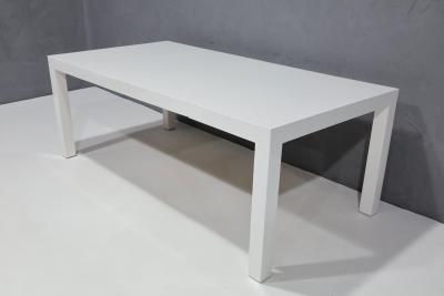 Milo Baughman Milo Baughman for Thayer Coggin Parsons Style Dining Table in White Lacquer