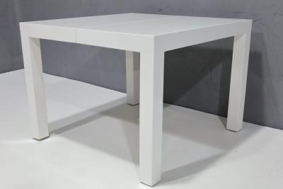 Milo Baughman Milo Baughman for Thayer Coggin Parsons Style Dining Table in White Lacquer