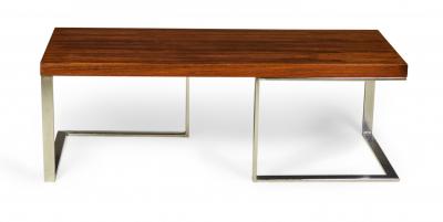 Milo Baughman Milo Baughman for Thayer Coggin Rosewood Minimalist Cocktail Coffee Table