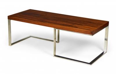 Milo Baughman Milo Baughman for Thayer Coggin Rosewood Minimalist Cocktail Coffee Table
