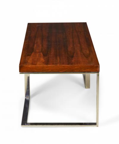 Milo Baughman Milo Baughman for Thayer Coggin Rosewood Minimalist Cocktail Coffee Table