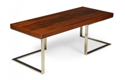 Milo Baughman Milo Baughman for Thayer Coggin Rosewood Minimalist Cocktail Coffee Table
