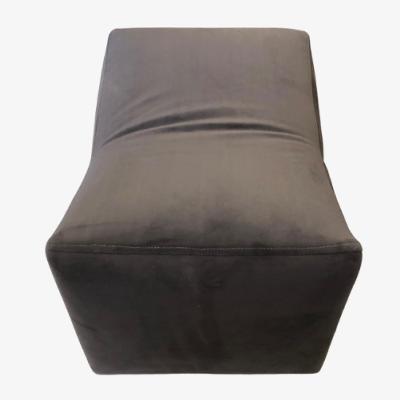 Milo Baughman Milo Baughman for Thayer Coggin Saddle Ottoman in Velvet