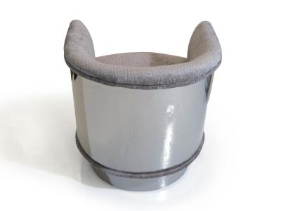 Milo Baughman Milo Baughman for Thayer Coggin Swiveling Tilt Lounge Chairs in Chrome Backs