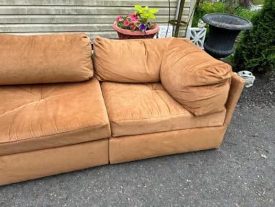Milo Baughman Milo Baughman style 6 Piece Cube Sofa Sectional Selig Mid Century Modern