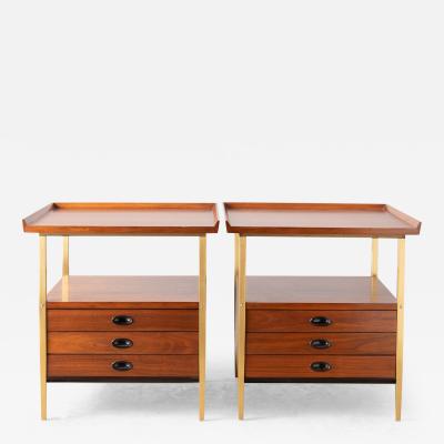 Milo Baughman Nightstands Side Tables by Milo Baughman for Arch Gordon
