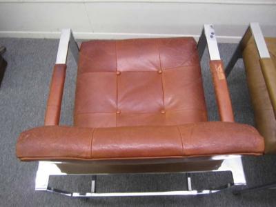 Milo Baughman Pair Milo Baughman Thayer Coggin Lounge Chairs Mid century Modern