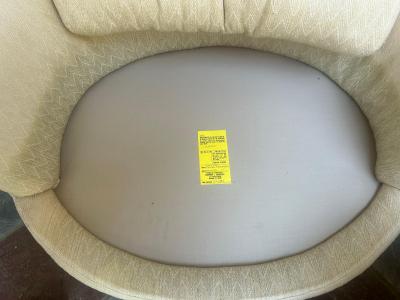 Milo Baughman Pair XL Milo Baughman Swivel Barrel Back Lounge Chair Mid Century Modern