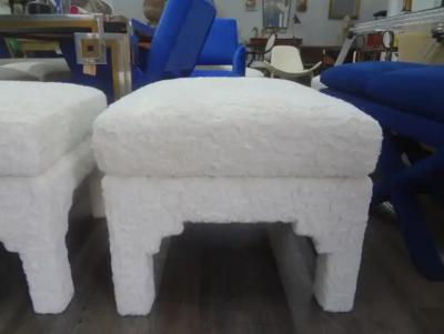 Milo Baughman Pair of Billy Baldwin Style Parsons Ottomans
