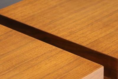 Milo Baughman Pair of Cruciform Occasional Tables by Milo Baughman