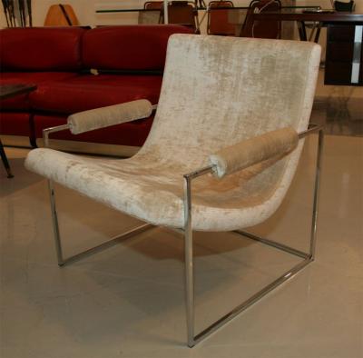 Milo Baughman Pair of Milo Baughman 973 Armchairs