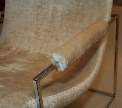 Milo Baughman Pair of Milo Baughman 973 Armchairs