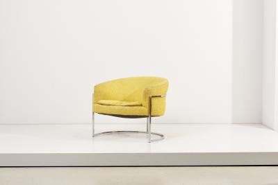 Milo Baughman Pair of Milo Baughman Lounge Chairs USA 1960s