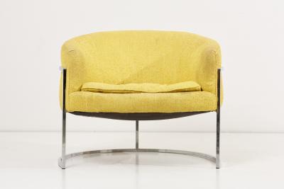 Milo Baughman Pair of Milo Baughman Lounge Chairs USA 1960s