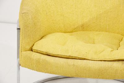 Milo Baughman Pair of Milo Baughman Lounge Chairs USA 1960s