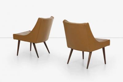 Milo Baughman Pair of Milo Baughman Slipper Chairs for Thayer Coggin