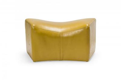 Milo Baughman Pair of Milo Baughman for Thayer Coggin American Mid Century Yellow Leather Sadd