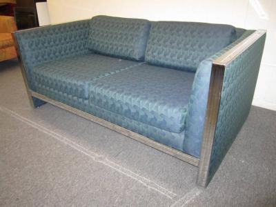 Milo Baughman Pair of Milo Baughman style Matched Mismatched Chrome Lounge Chairs