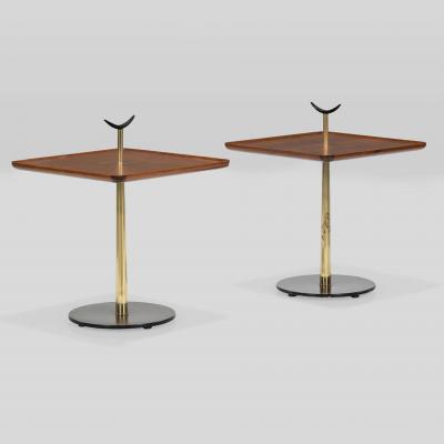 Milo Baughman Pair of occasional tables