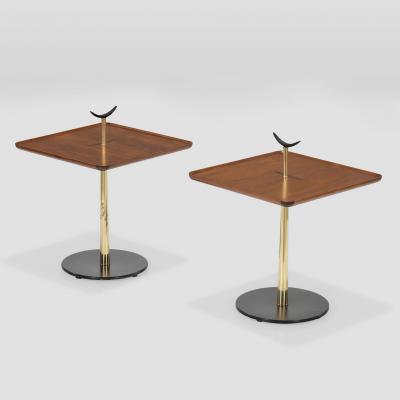 Milo Baughman Pair of occasional tables