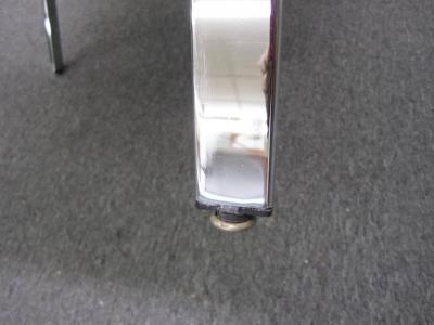 Milo Baughman Rare Pair of Milo Baughman Solid Flat Bar Chrome Cube Chairs Mid Century Modern