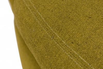 Milo Baughman Set of 6 Milo Baughman for Thayer Coggin Olive Green Upholstered Swivel Chairs