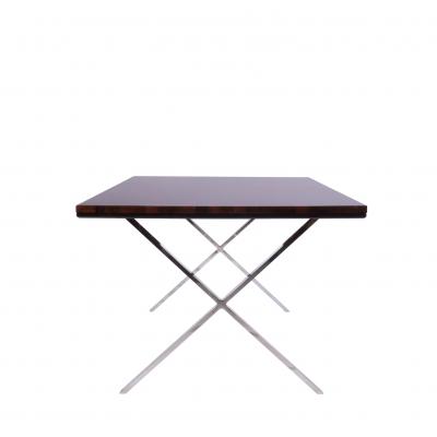 Milo Baughman Solid Rosewood Dining Work Table by Milo Baughman