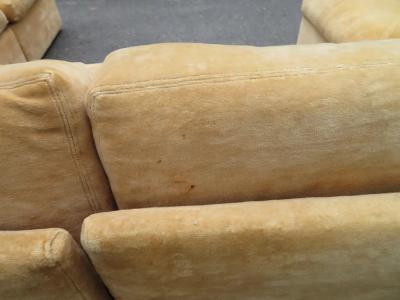 Milo Baughman Spectacular 7 Piece Milo Baughman Style Cube Sectional Sofa Midcentury