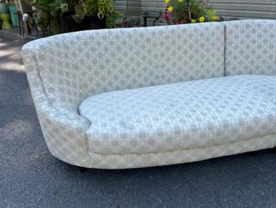 Milo Baughman Stunning Curved Milo Baughman style 3 Piece Sectional Sofa Carsons