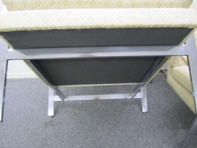 Milo Baughman Stunning Pair of Milo Baughman Chrome Cube Chairs Mid Century Modern