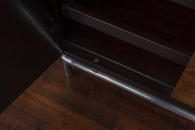 Milo Baughman Style Burl Cabinet or Dry Bar