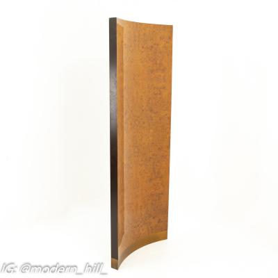 Milo Baughman Style Mid Century Burlwood Room Divider